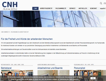 Tablet Screenshot of cnh-anwaelte.de